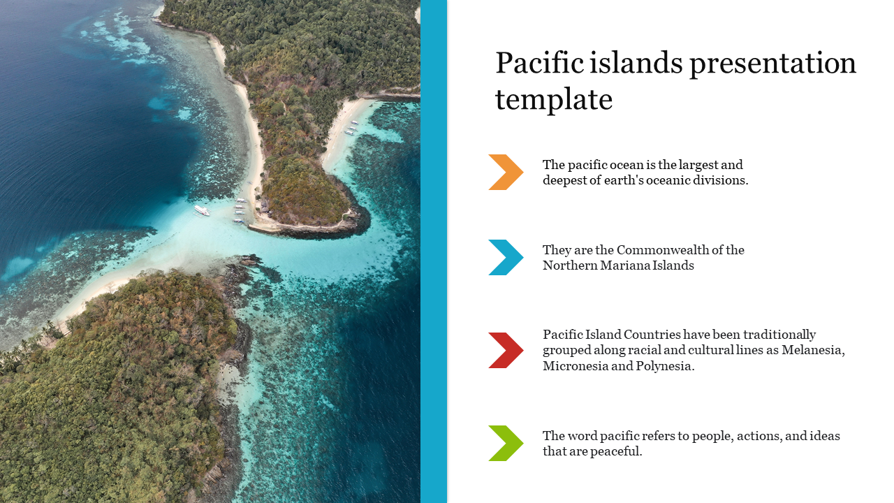 Amazing Pacific Islands Presentation Template PPT Design